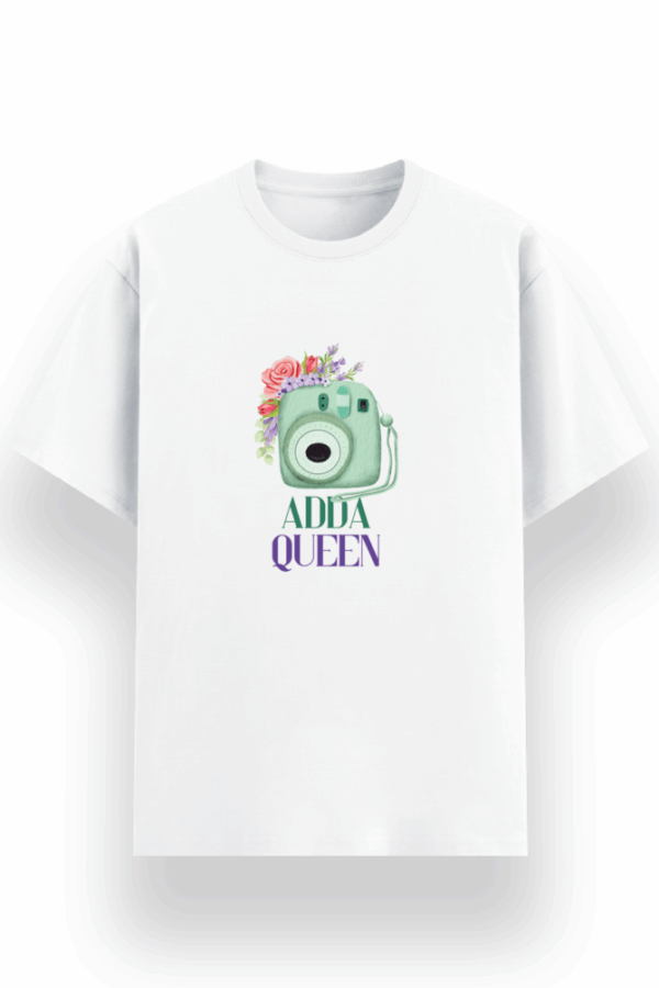 Adda Queen: Embrace the Art of Conversation – Women's T-Shirt - Image 2